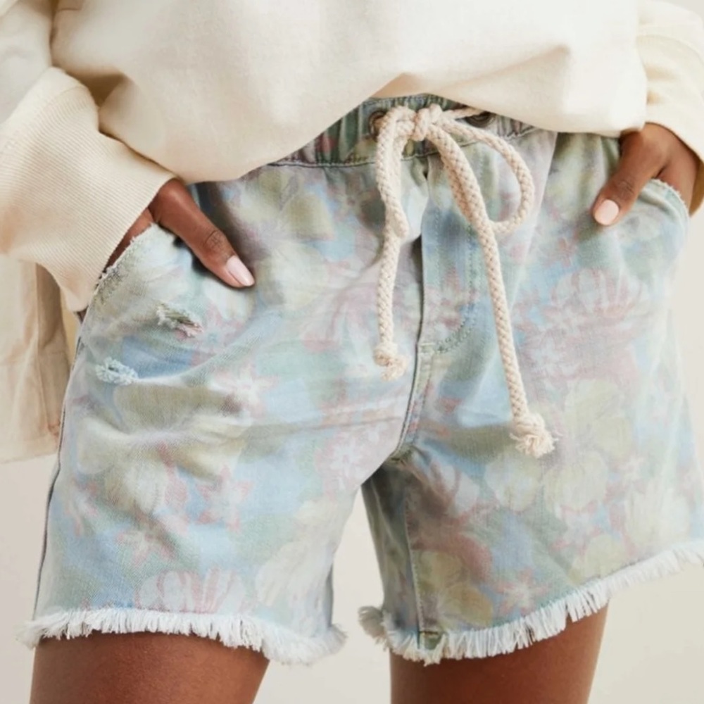 Aerie Boyfriend Floral Shorts Size XL